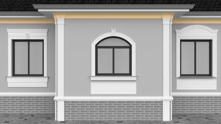 Cornișe pentru exterior