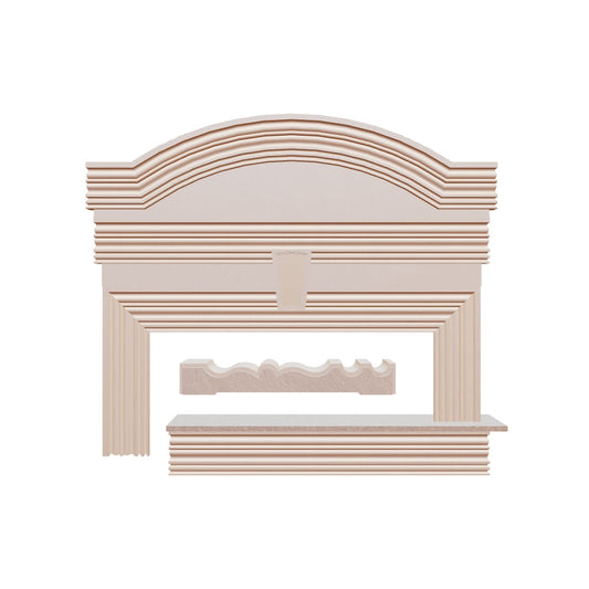 Profil decorativ din polistiren pentru geamuri si usi TRIMINNO-A0021, folosit ca si ancadrament,solbanc sau cornisa de dimensiuni 25x177x2000