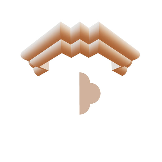 Profil decorativ din polistiren pentru  brâu, bază și ancadrament TRIMINNO-BES0012, de dimensiuni 65x130x2000