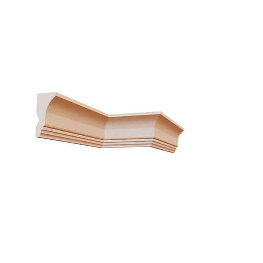 Profil Decorativ din Polistiren pentru Tavane de Interior CIL0037, folosit ca si cornisa pentru Bandă  LED de dimensiuni 120x60x2000