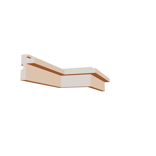 Profil Decorativ din Polistiren pentru Tavane de Interior CIL0039, folosit ca si cornisa pentru Bandă  LED de dimensiuni 120x70x2000