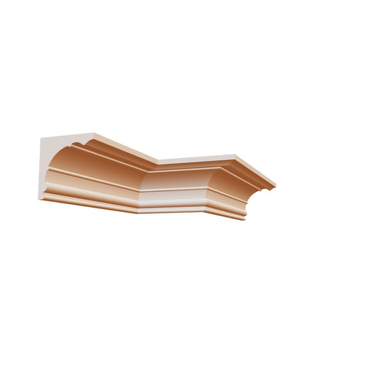 Profil Decorativ din Polistiren pentru Tavane de Interior CIS0014, folosit ca si cornisa de dimensiuni 125x125x2000