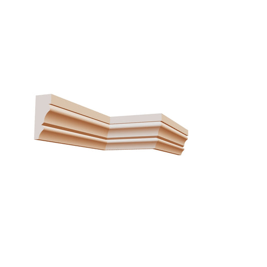 Profil Decorativ din Polistiren pentru Tavane de Interior CIS0017, folosit ca si cornisa de dimensiuni 120x50x2000