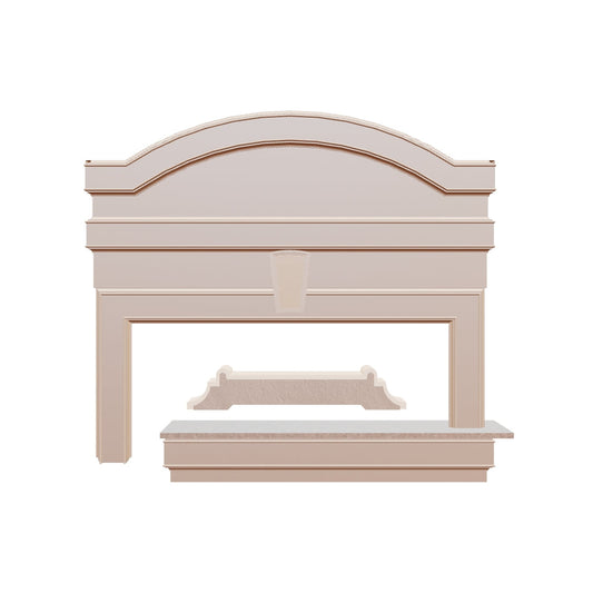 Profil decorativ din polistiren pentru geamuri si usi TRIMINNO-A0028, folosit  ca si ancadrament,solbanc sau cornisa de dimensiuni 25x133x2000