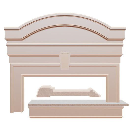 Profil decorativ din polistiren pentru geamuri si usi TRIMINNO-A0030, folosit  ca si ancadrament,solbanc sau cornisa de dimensiuni 30x182x2000