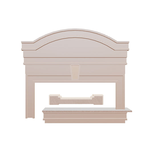 Profil decorativ din polistiren pentru geamuri si usi TRIMINNO-A0031, folosit  ca si ancadrament,solbanc sau cornisa de dimensiuni 23x130x2000